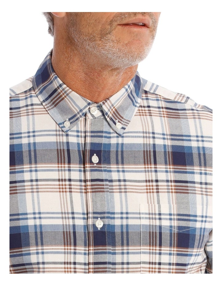 Reserve Wharton Oxford Weave Long Sleeve Check Shirt Myer