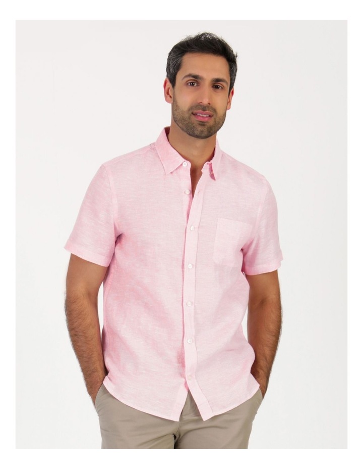 Reserve Bodega Linen Shirt Pink | MYER