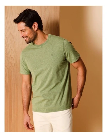 Essential Colin Marle Crew Neck T-Shirt in Khaki