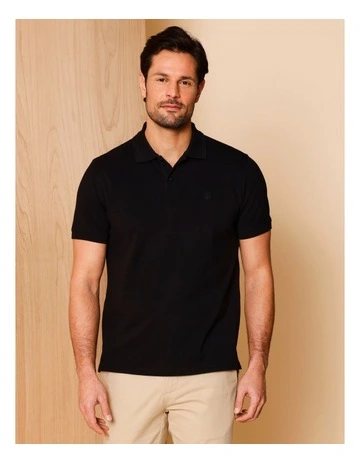Essential Preston Polo in Black