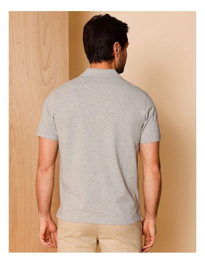 Essential Preston Polo in Grey Marle image 5