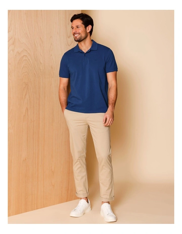 Essential Preston Polo in Royal Blue image 3