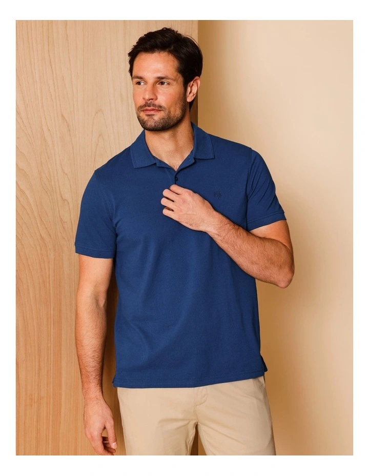 Essential Preston Polo in Royal Blue image 4