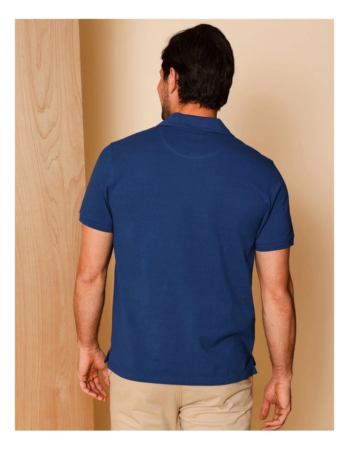 Essential Preston Polo in Royal Blue image 5
