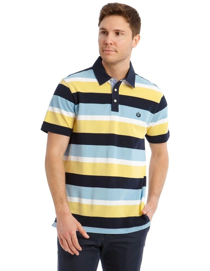 Surrey Pique Stripe Hot Price Polo image 1