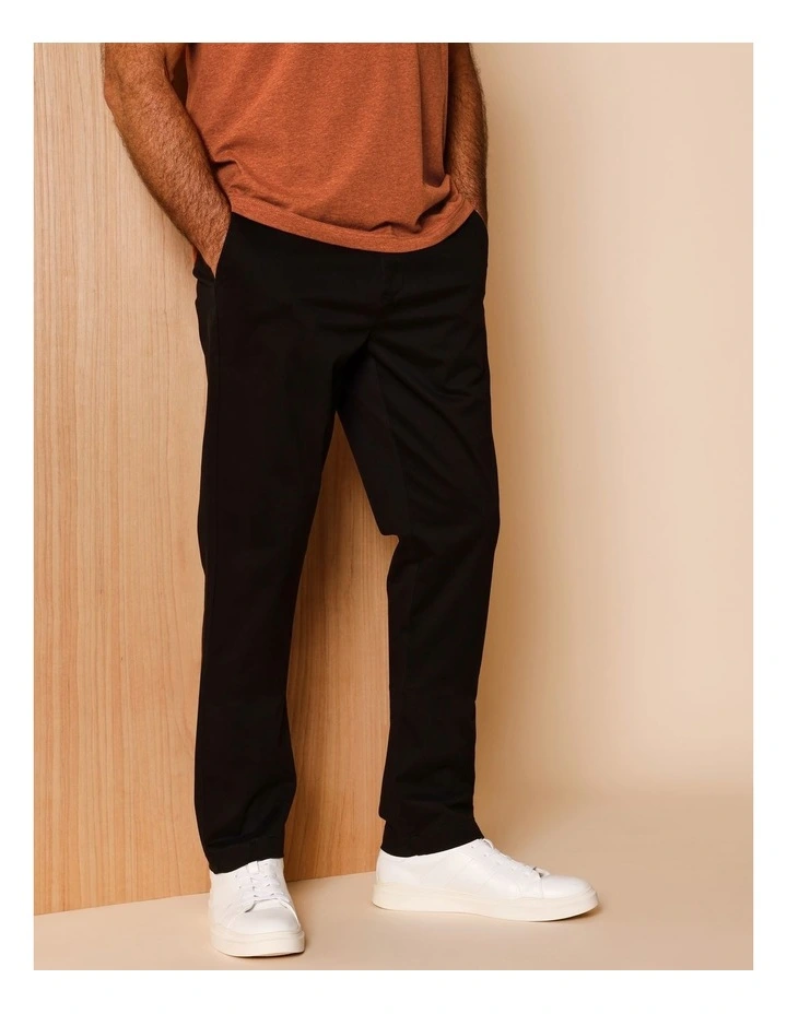 Boston Chino Pant in Black image 3