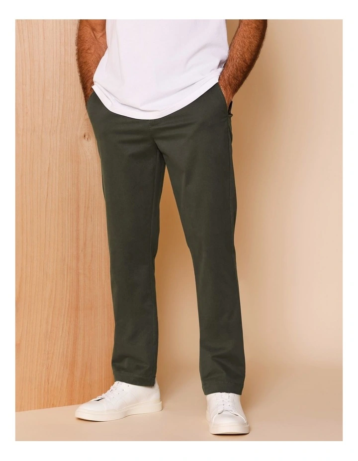 Boston Chino Pant in Forest image 1