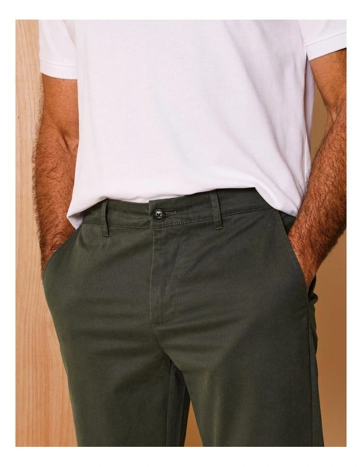 Boston Chino Pant in Forest image 3