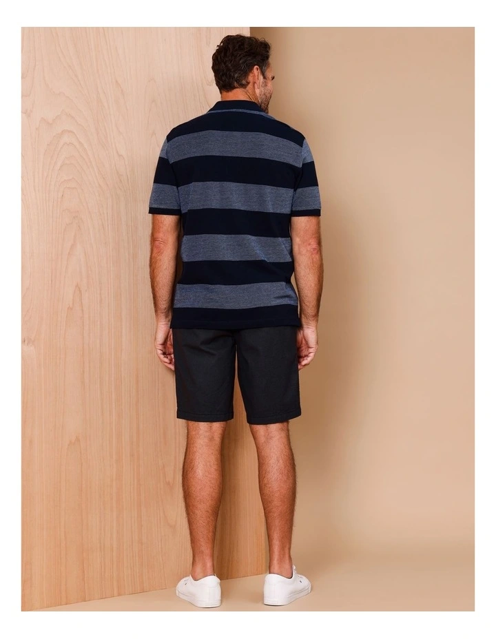 Louis Textured Dress Shorts in Black image 5