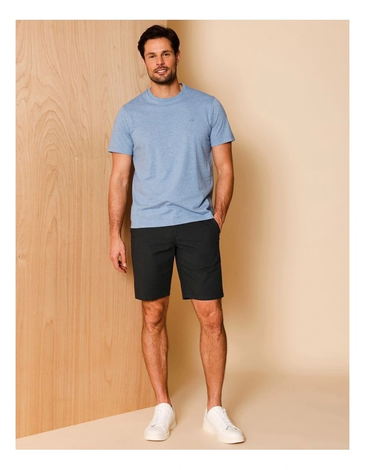 Charles Textured Chino Short Steel image 2