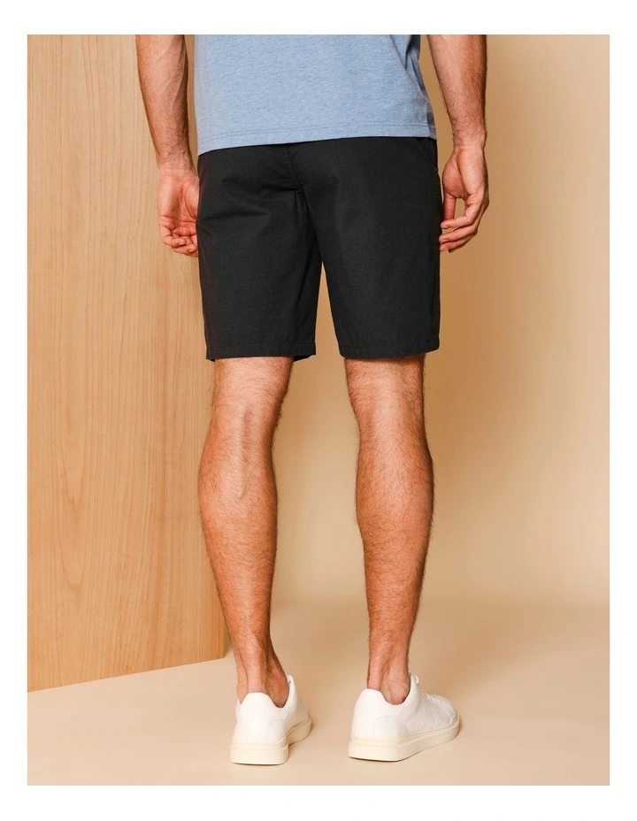 Charles Textured Chino Short Steel image 4