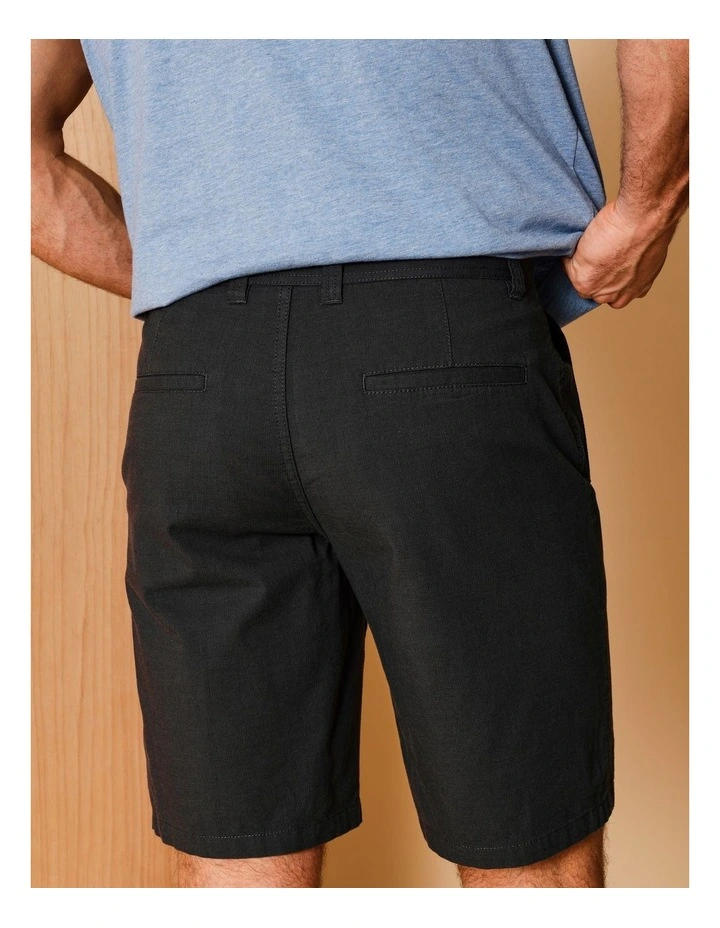 Charles Textured Chino Short Steel image 5