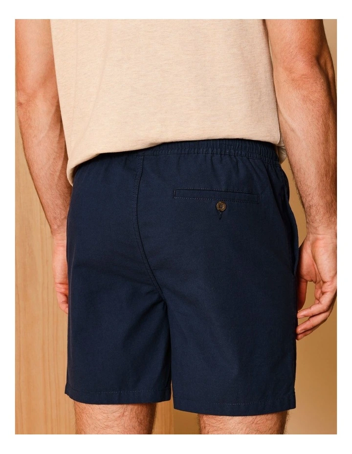 Dean Textured Deck Short in Navy image 5