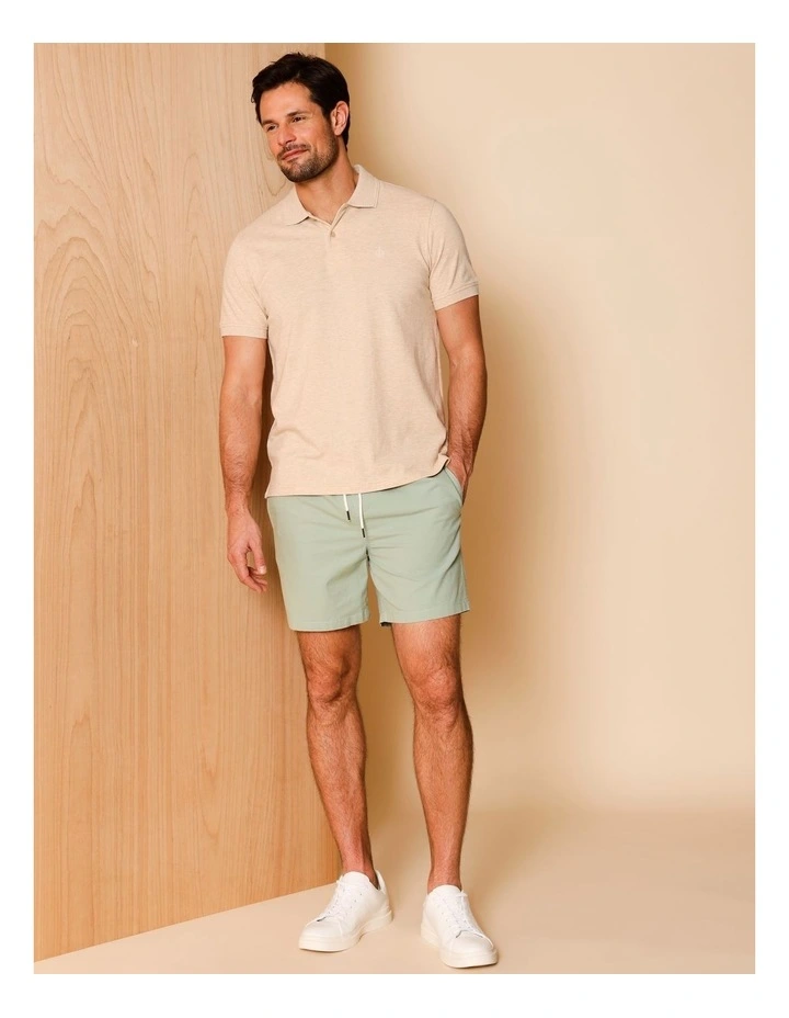 Dean Textured Deck Short in Sage image 2