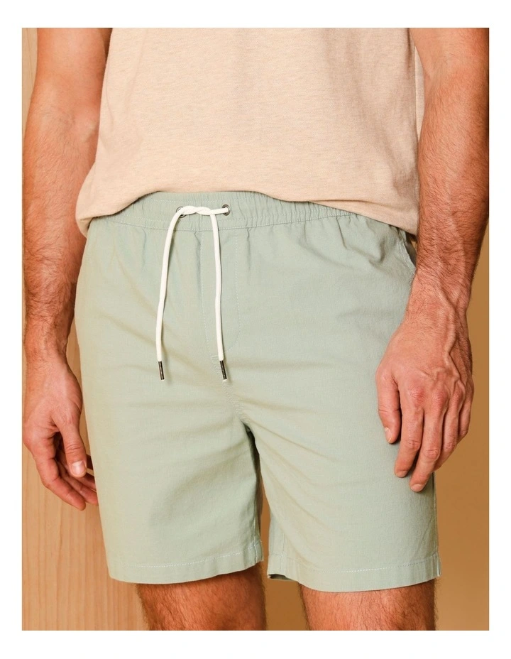 Dean Textured Deck Short in Sage image 3