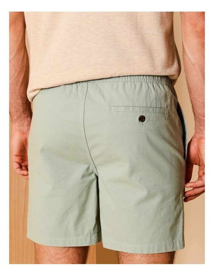 Dean Textured Deck Short in Sage image 5