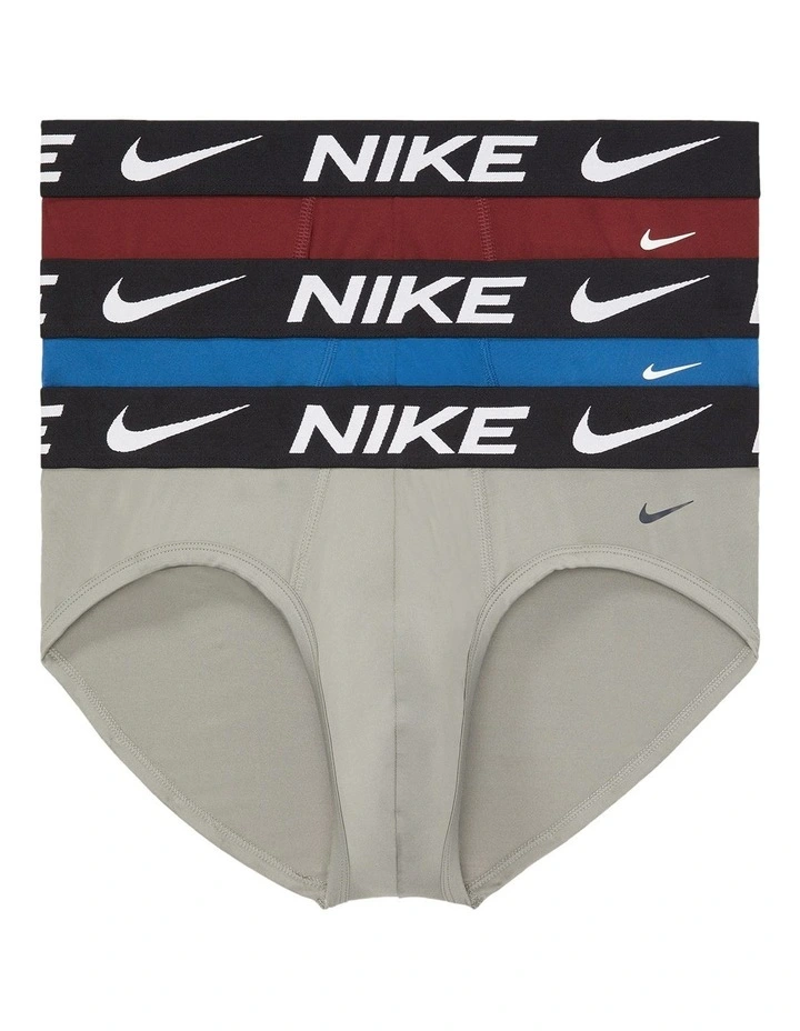 Dri Fit Essential Micro Briefs 3 Pack in Multi image 1