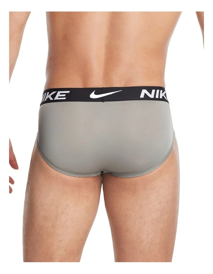 Dri Fit Essential Micro Briefs 3 Pack in Multi image 3