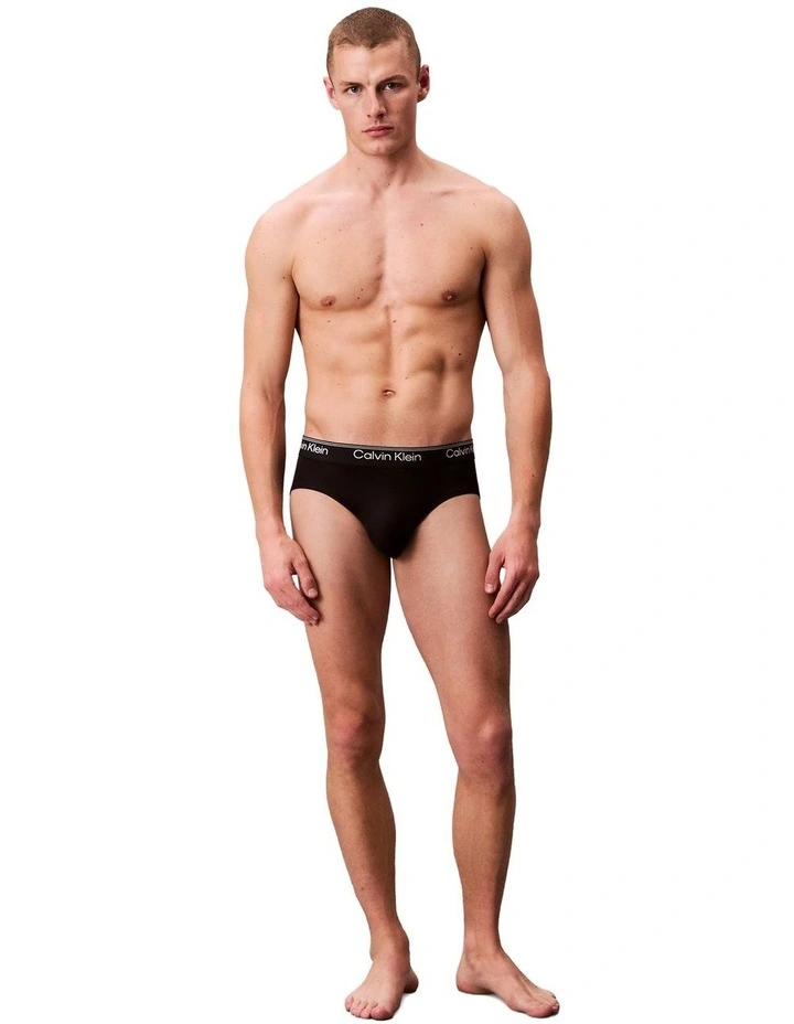 Micro Stretch Briefs 3 Pack in Black image 5