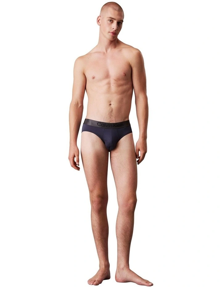 Brushed Microfibre Stretch Briefs 3 Pack in Multi image 5