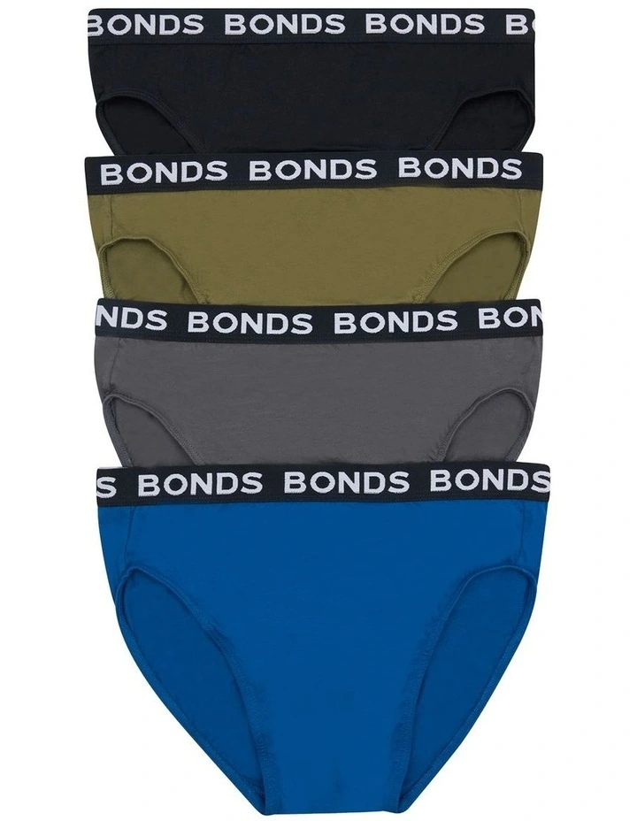 Hipster Brief 4 Pack in Assorted image 1