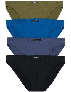 Action Brief 4 Pack in Multi