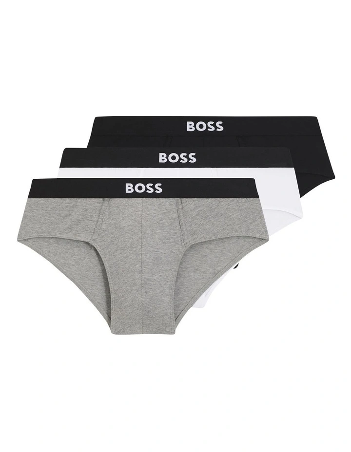 One Hipster Briefs 3 Pack in Multi image 1