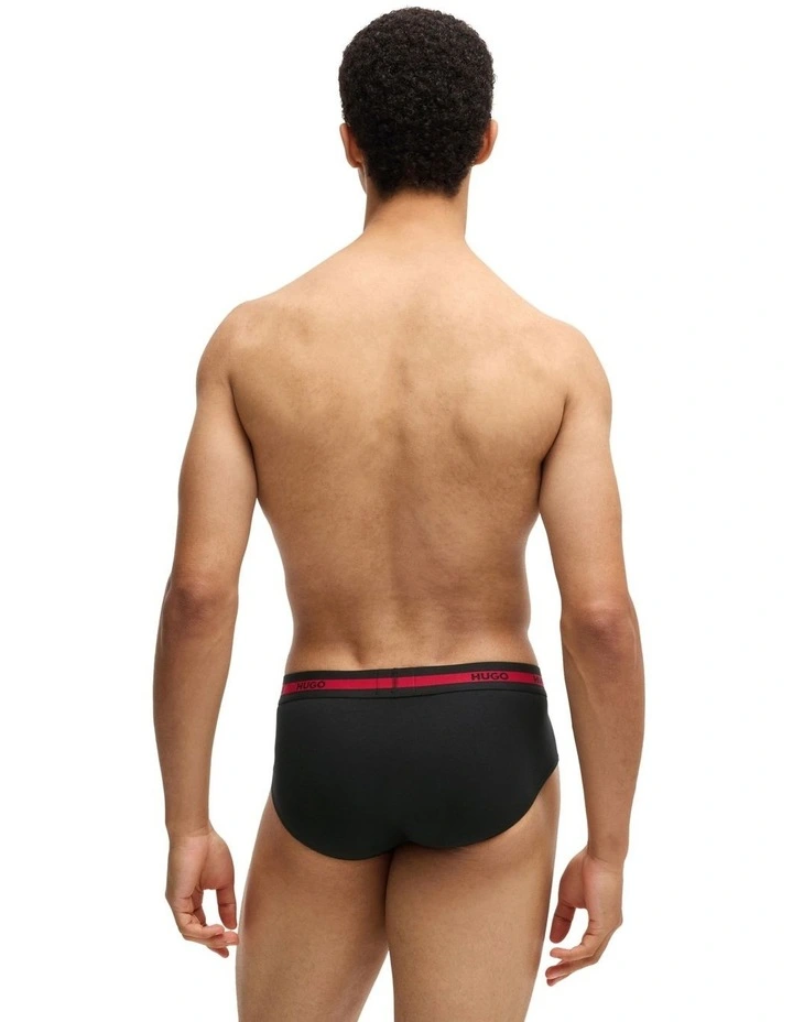 Triplet Planet Hipster Briefs 3 Pack in Black image 3