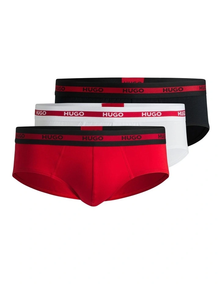Triplet Planet Hipster Briefs 3 Pack in Multi image 1