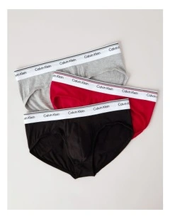 Balance Cotton Stretch Briefs 3 Pack in Multi