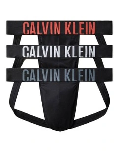 Intense Power Micro Jockstrap Pack Of 3 in Black