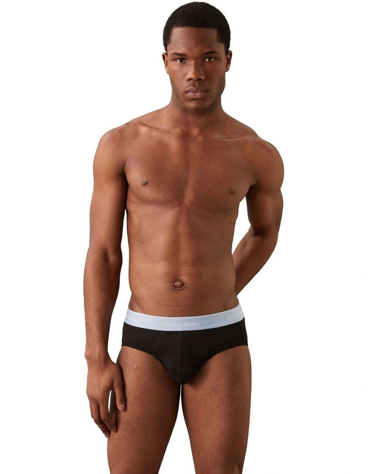 Icon Cotton Briefs 5 Pack in Multi image 2