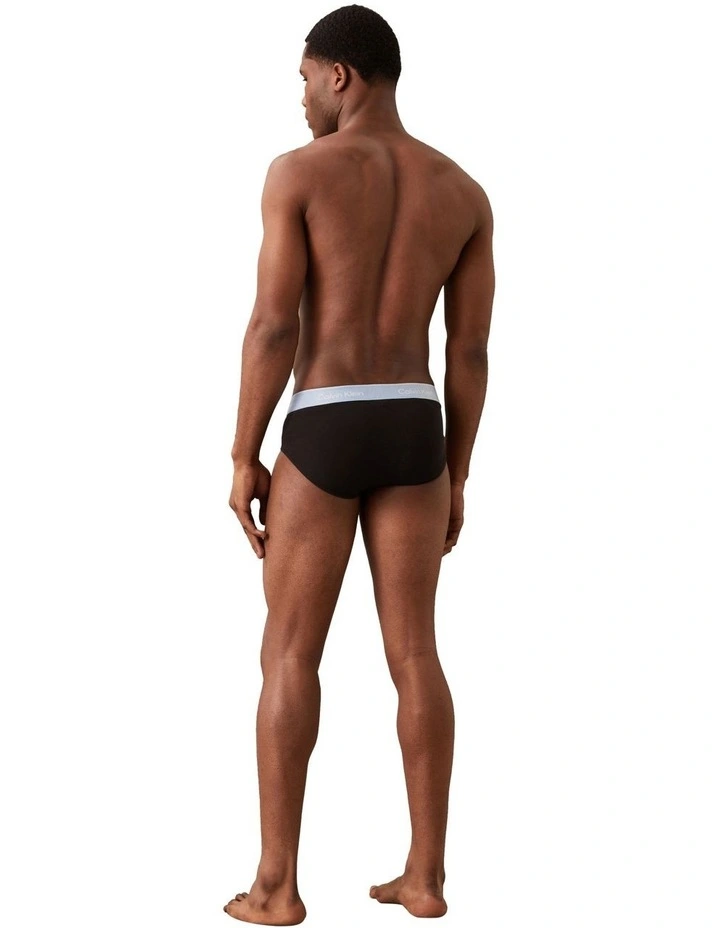Icon Cotton Briefs 5 Pack in Multi image 3