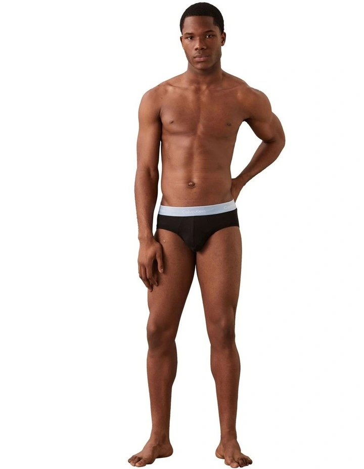 Icon Cotton Briefs 5 Pack in Multi image 4