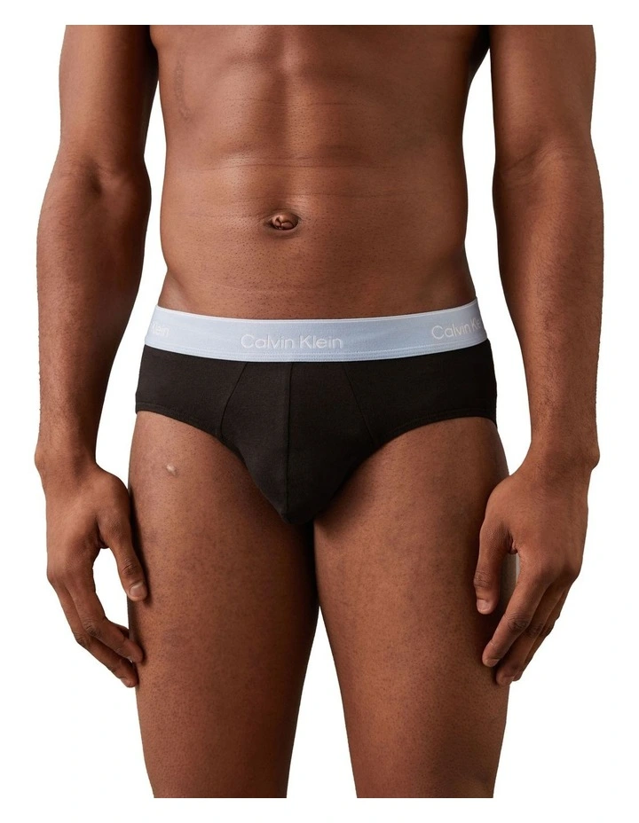Icon Cotton Briefs 5 Pack in Multi image 5