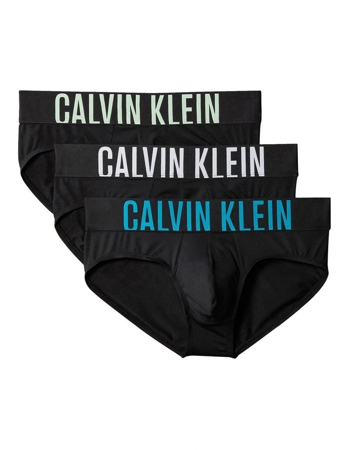 Intense Power Hip Brief 3 Pack in Black image 1