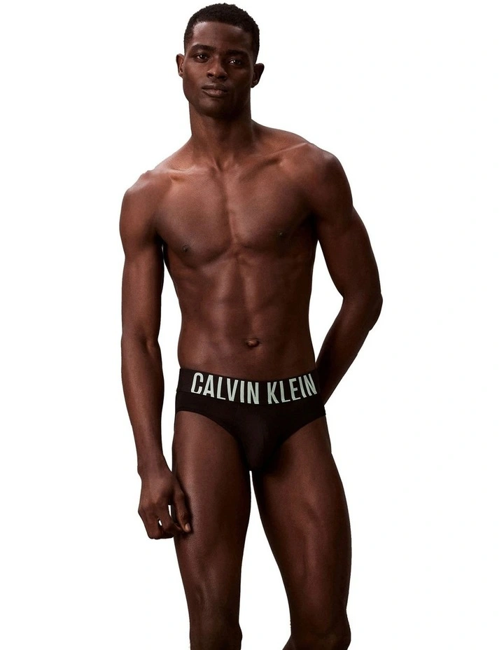 Intense Power Hip Brief 3 Pack in Black image 2