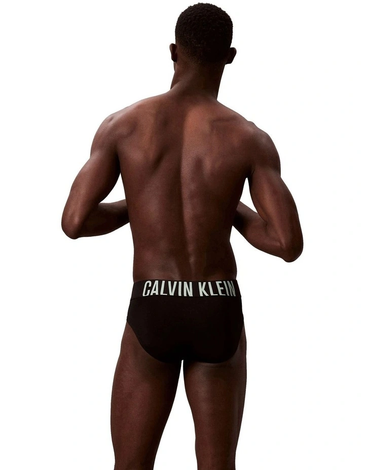 Intense Power Hip Brief 3 Pack in Black image 3