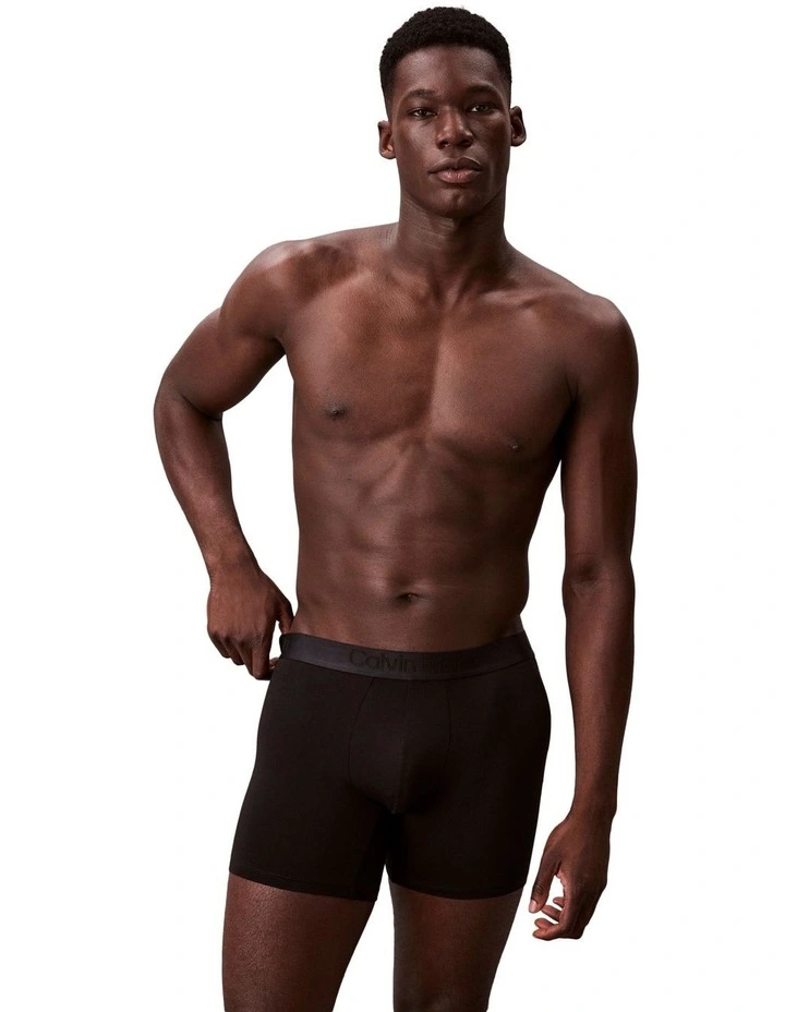 Boxer Brief 3 Pack in Black image 2