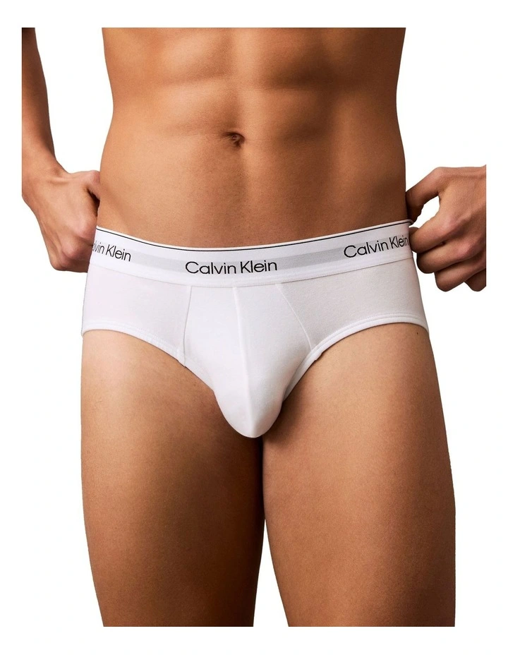 Icon Cotton Stretch Hip Brief 5 Pack in Multi image 6