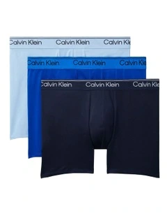 Icon Microfibre Stretch Boxer Brief 3 Pack in Multi