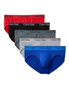 Icon Microfibre Stretch Hip Brief 5 Pack in Multi
