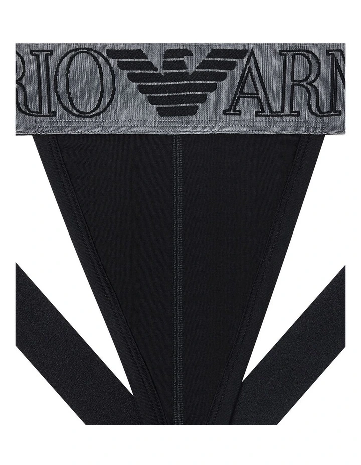 Mega Logo Jock Strap in Black image 4