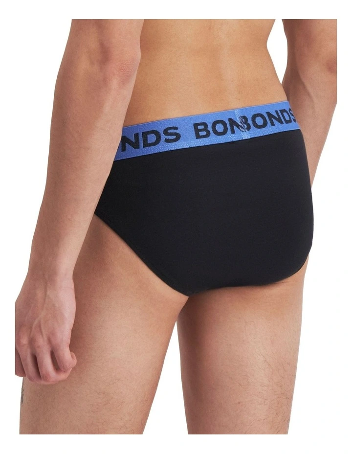 Hipster Brief Pack of 5 in Black image 3