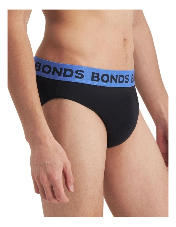 Hipster Brief Pack of 5 in Black image 4