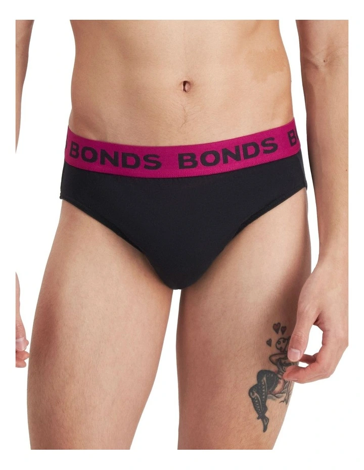 Hipster Brief Pack of 5 in Black image 7
