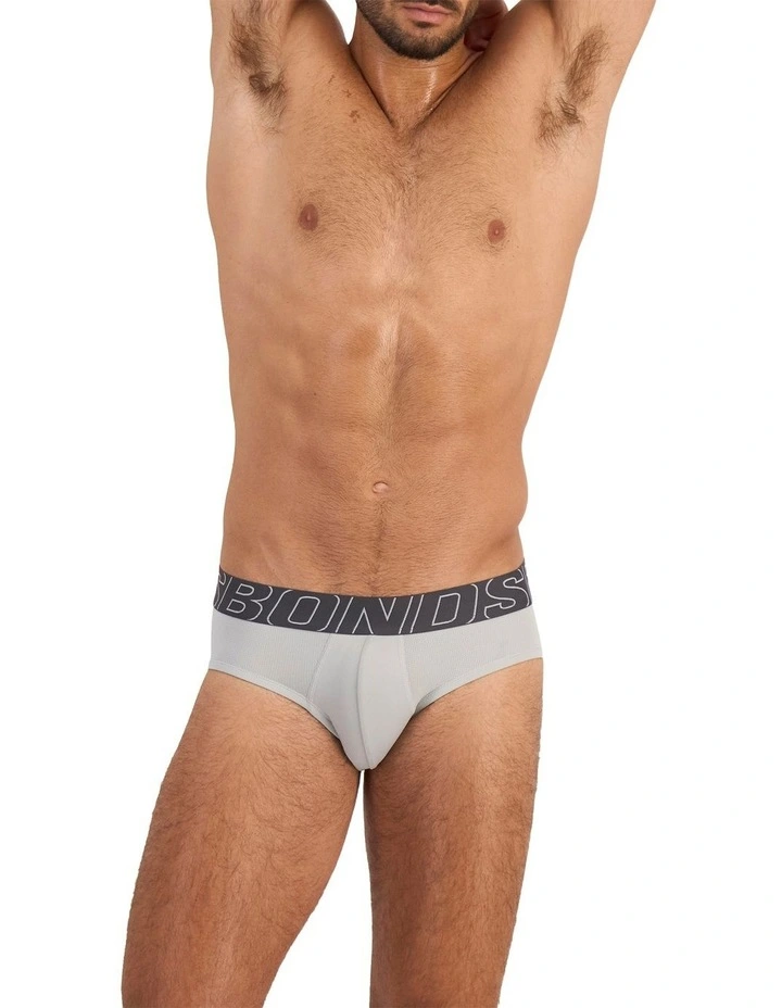 Sweat Off Brief 3 Pack in Multi image 5