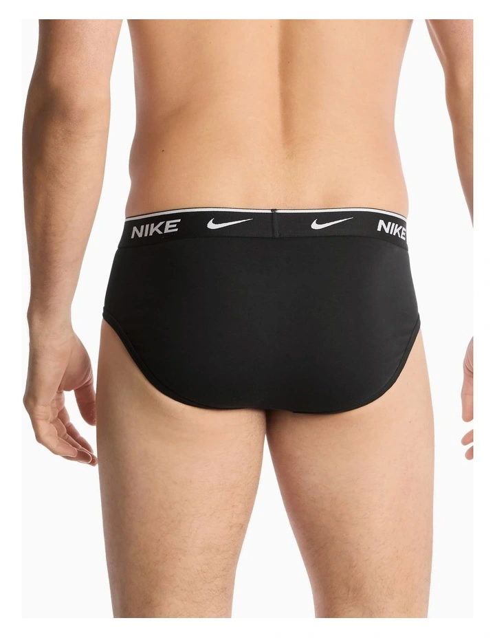 Everyday Stretch Hip Briefs 3 Pack in Black image 3