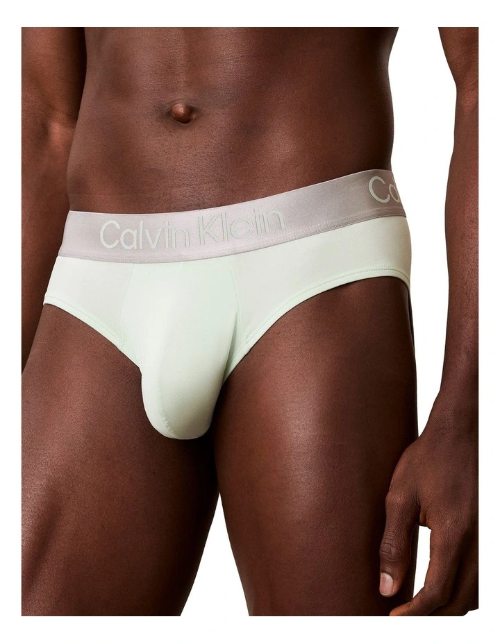 Brushed Micro Hip Briefs 3 Pack in Multi image 6