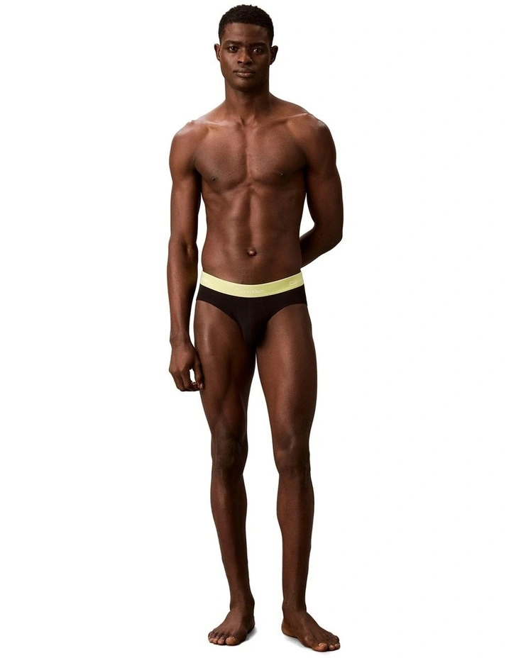 Icon Cotton Briefs 5 Pack in Multi image 5